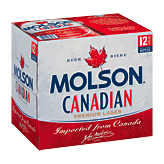 Molson Canadian Beer 12 Oz Left Picture